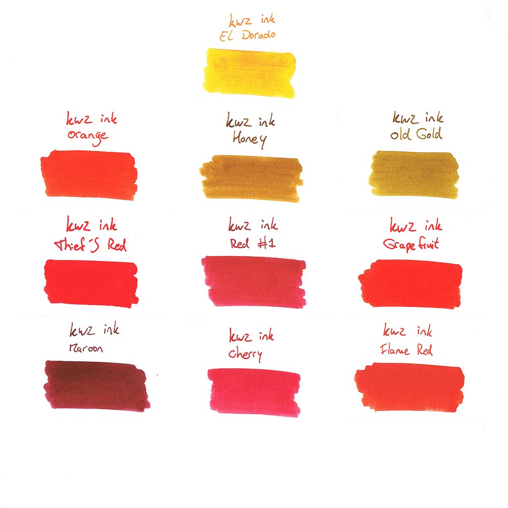 Encre standard KWZ - Bouteilles d'encre (40 couleurs)
