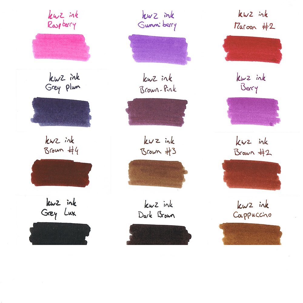 Encre standard KWZ - Bouteilles d'encre (40 couleurs)