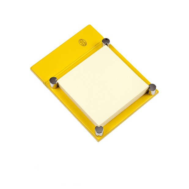 El Casco Chroom & Geel Post-it Houder