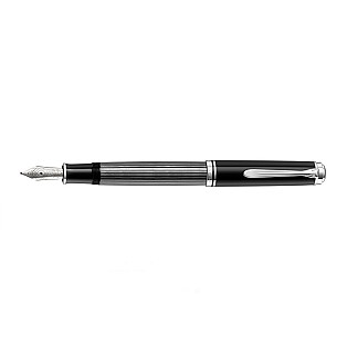 Pelikan Souverän M405 Zwart/Antraciet Stresemann Vulpen