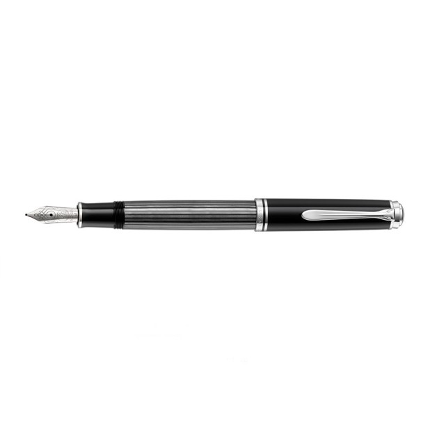 Pelikan Souverän M405 Black/Anthracite Stresemann Caneta de Tinta Permanente