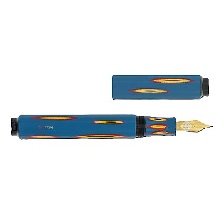 AP Limited Editions Urushi Lacquer Art Amorphous Splendor Blue Vulpen