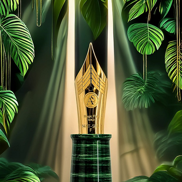 Armando Simoni Club Bologna Extra Forest Green Midorigi GT Fountain pen