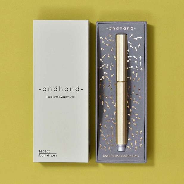 Andhand Aspect Gold Lustre Reservoarpenna