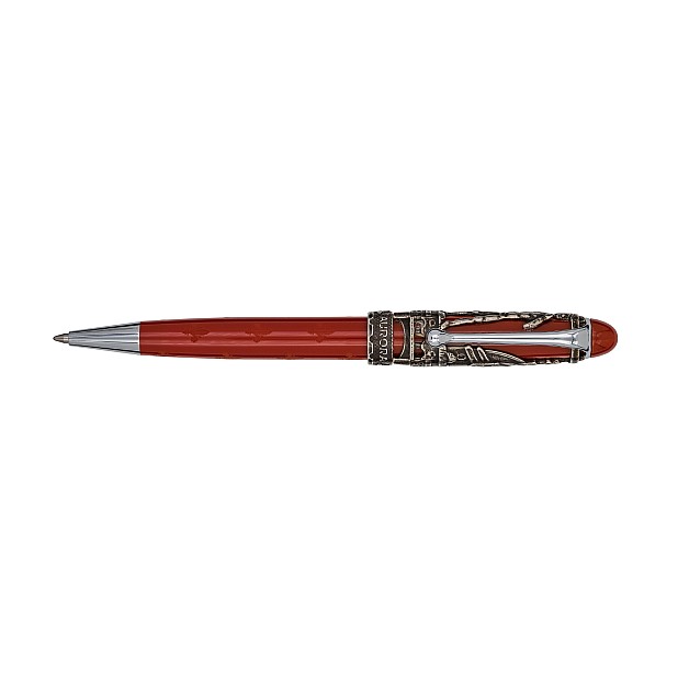 Aurora 88 Firenze Red Sterling Silver Kugelschreiber