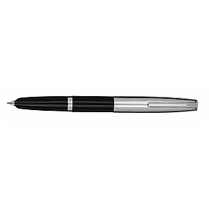 Aurora Duo Cart Black and Chrome Fountain pen
