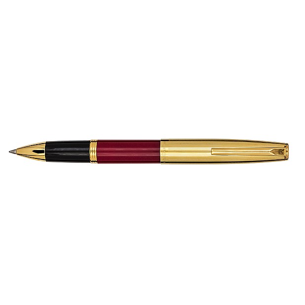 Aurora Duo Cart Burgundy and Gold Caneta de Tinta Permanente