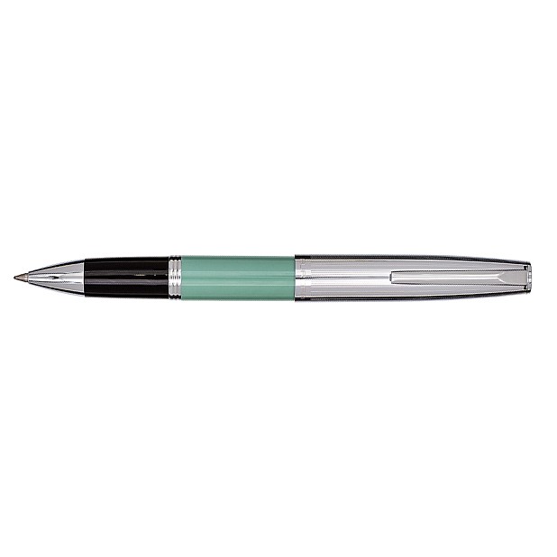 Aurora Duo Cart Green and Chrome Rollerball