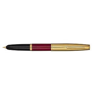 Aurora Duo Cart Burgundy and Gold Rollerball