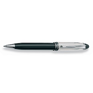 Aurora Ipsilon Sterling Silver Black CT Ballpoint
