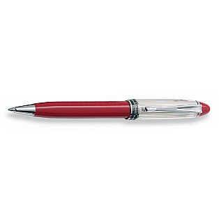 Aurora Ipsilon Sterling Silver Red CT Ballpoint