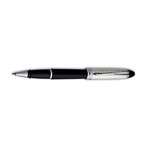 Aurora Ipsilon Sterling Silver Black Quadra CT Roller