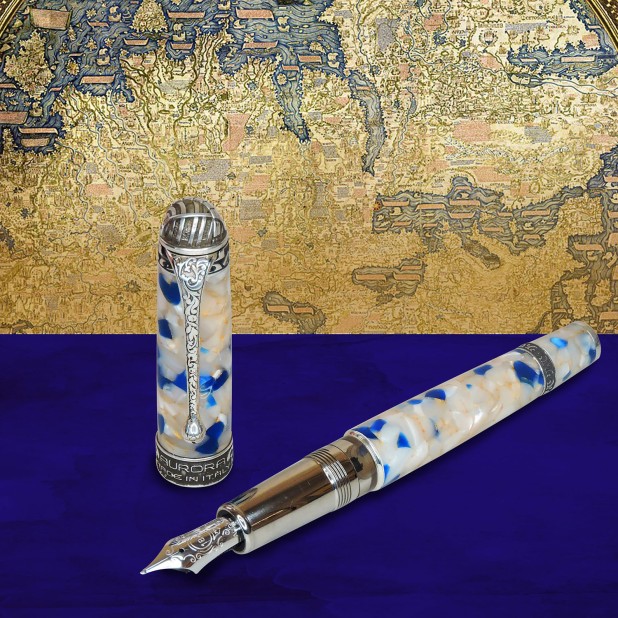 Aurora Ancient Maps Collection - Fra Mauro Fountain pen