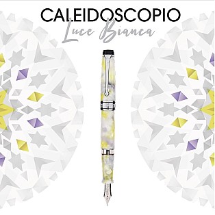 Aurora Caleidoscopio Luce Bianca Füllfederhalter