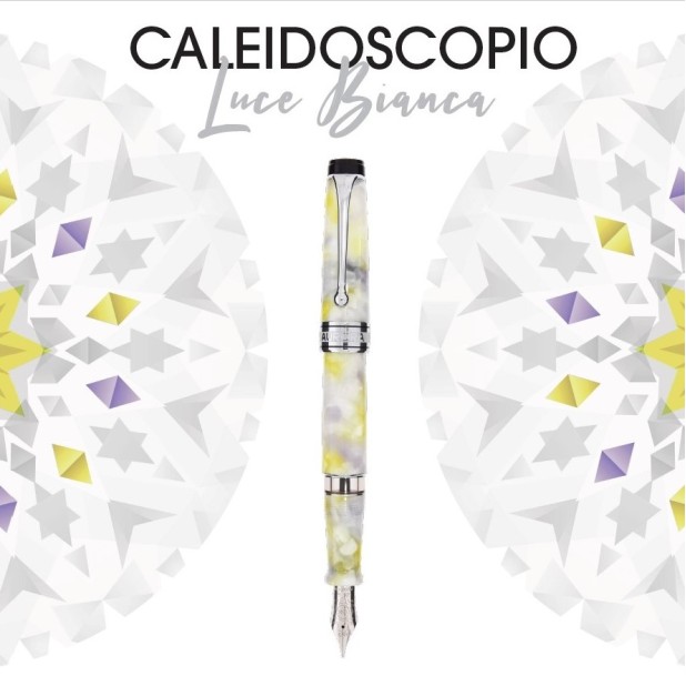 Aurora Caleidoscopio Luce Bianca Füllfederhalter