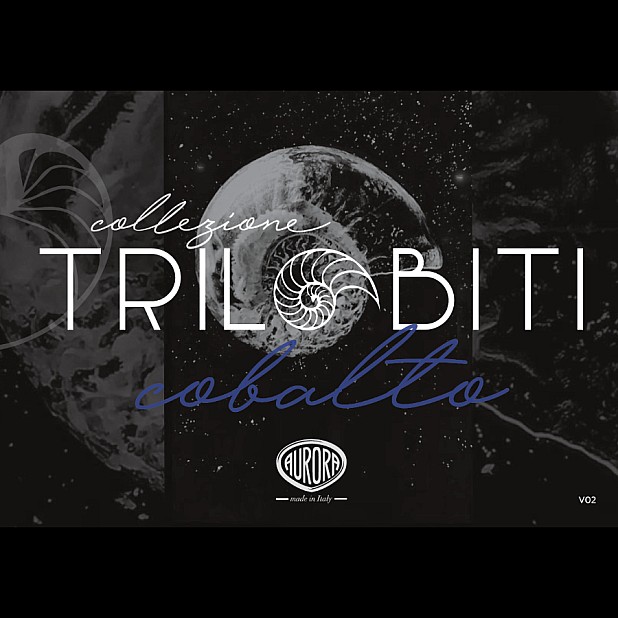 Aurora Trilobiti Collection Cobalto Demonstrator Stylo Plume