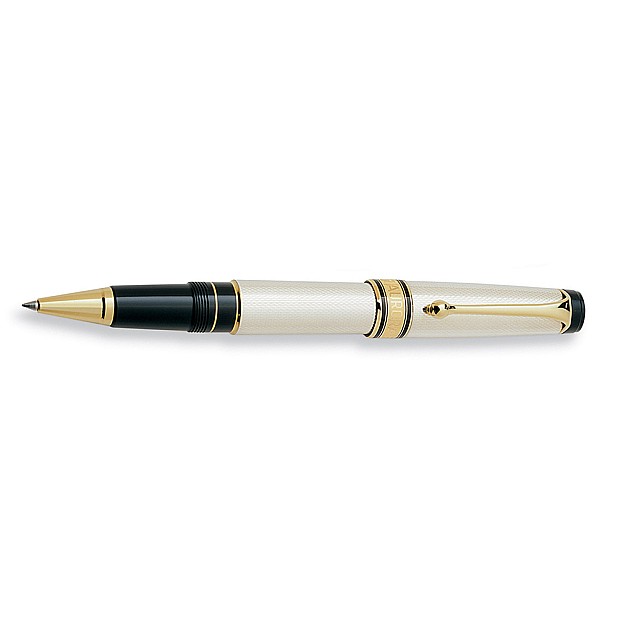 Aurora Optima Grana di Riso Sterling Silver GT Rollerball