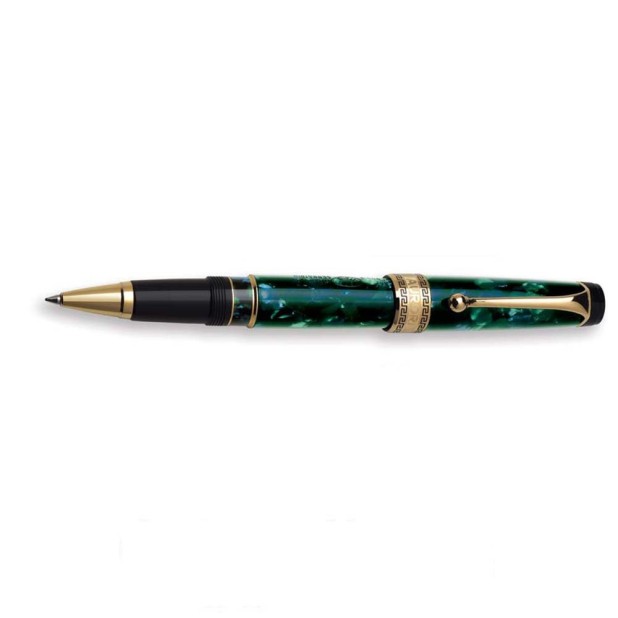 Aurora Optima Auroloide Emerald Green GT Rollerball
