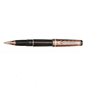 Aurora Optima Deco Rose Gold Rollerball