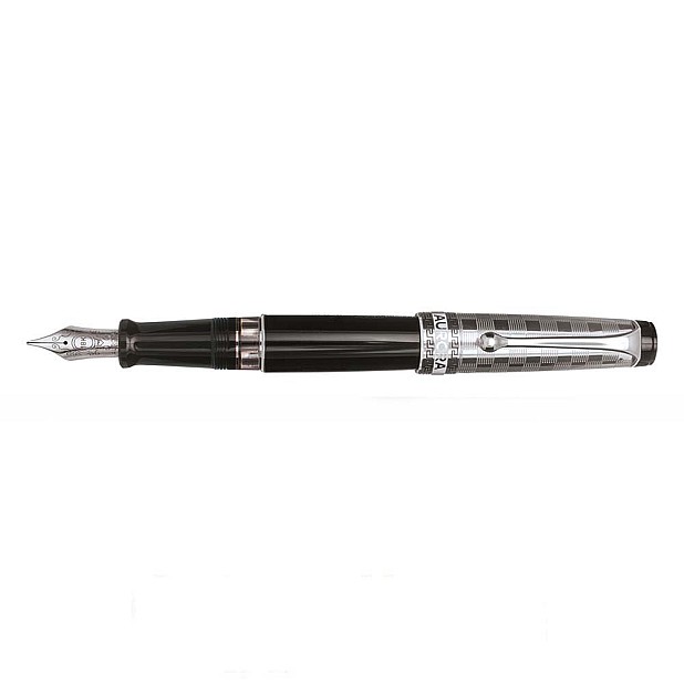 Aurora Optima Deco Silver Fountain pen