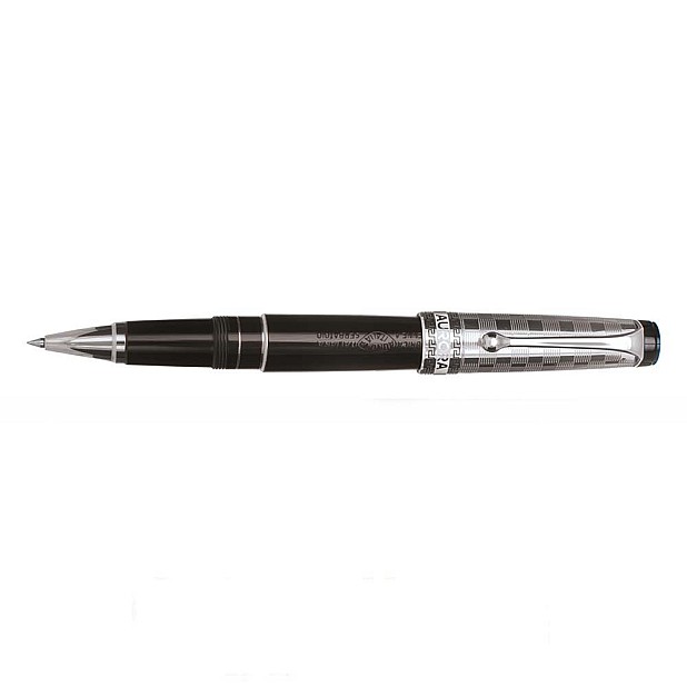 Aurora Optima Deco Silver Rollerball