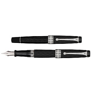 Aurora Optima Rombo Guilloché Black CT Vulpen