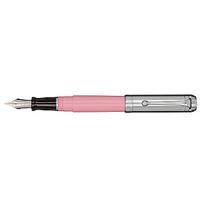 Aurora Talentum Pink and Chrome Big Fountain pen