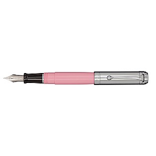 Aurora Talentum Pink and Chrome Big Fountain pen