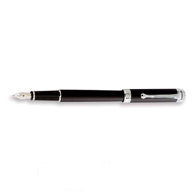 Aurora Talentum Black Rubber Finesse Vulpen