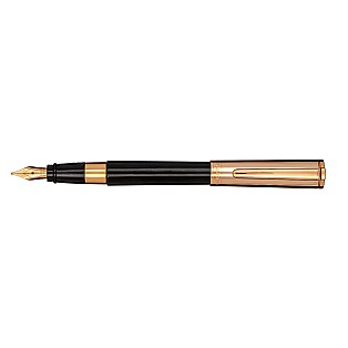 Aurora TU Black and Rose Gold Fountain pen