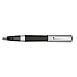Aurora TU Matte Black and Chrome Rollerball
