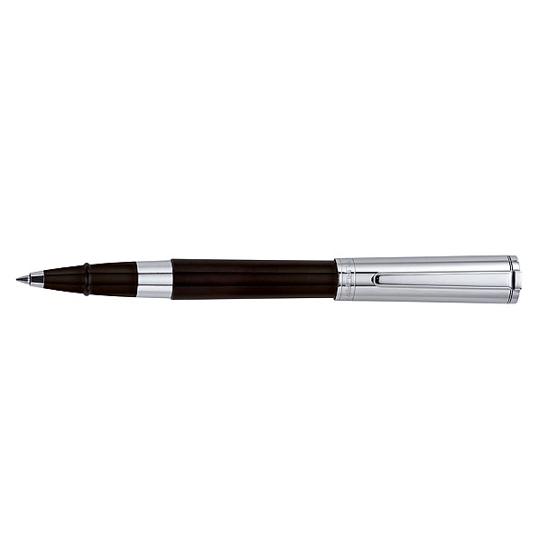 Aurora TU Black and Chrome Rollerball