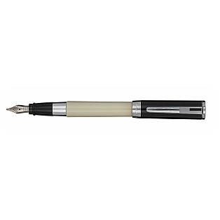 Aurora TU White and Black CT Fountain pen