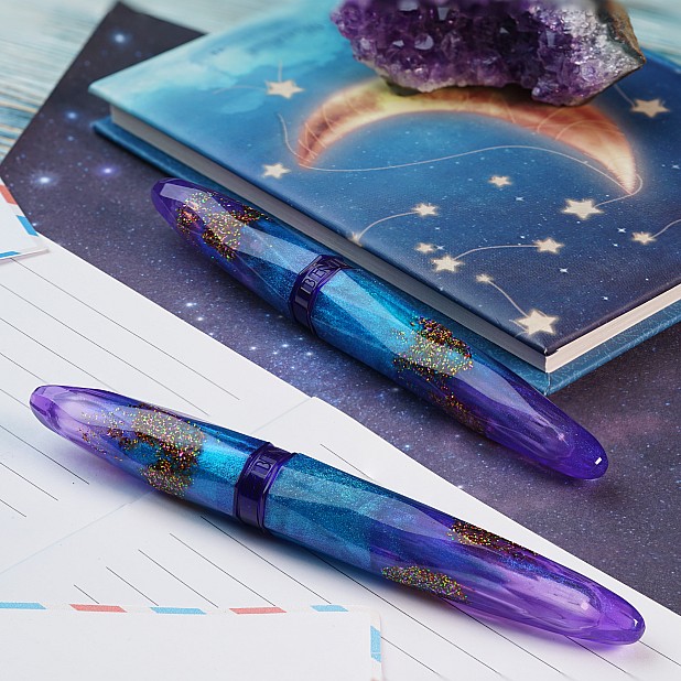Benu Briolette Amethyst Tide Fountain pen