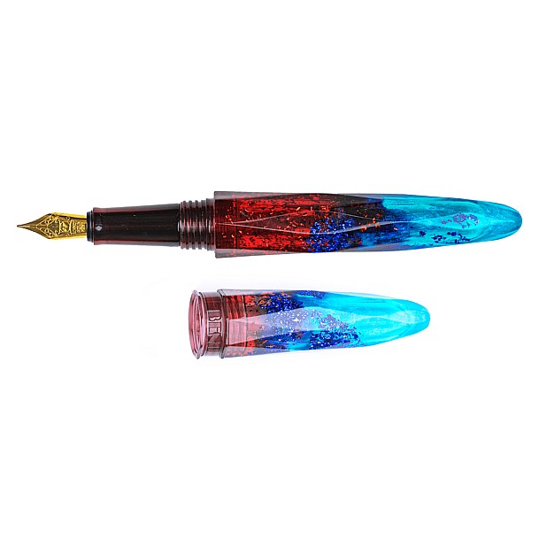 Benu Briolette Fiery Azure Fountain pen