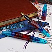 Benu Briolette Fiery Azure Pióro Wieczne