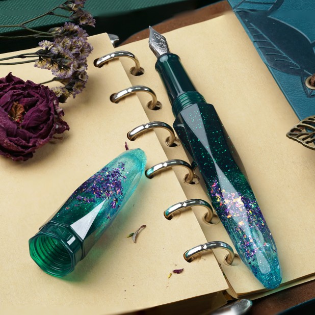 Benu Briolette Starlit Oasis Fountain pen