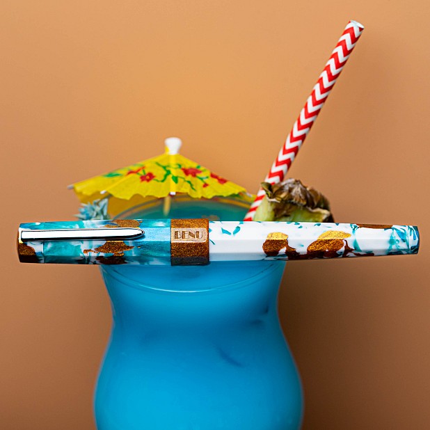 Benu Euphoria Blue Hawaiian Fountain pen