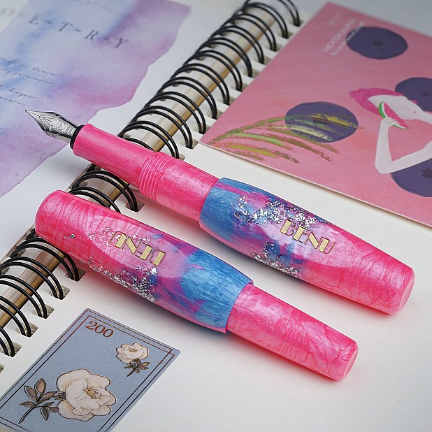 Benu Pixie Stardust Pink ST Pocket Fountain pen