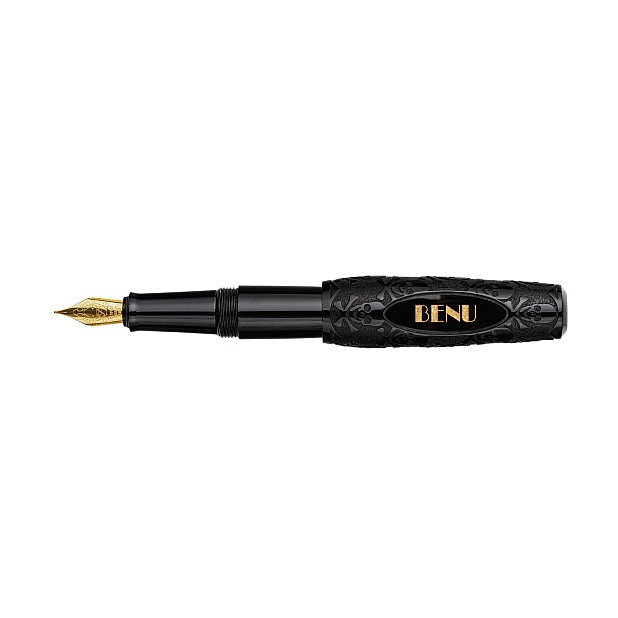 Benu Pixie Jolly Roger Black GT Pocket Pluma estilográfica