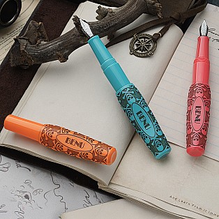 Benu Pixie Jolly Roger Vintage ST Pocket Caneta-tinteiro Set