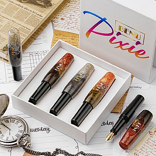 Benu Pixie Metallic Dust Pocket Caneta-tinteiro Set
