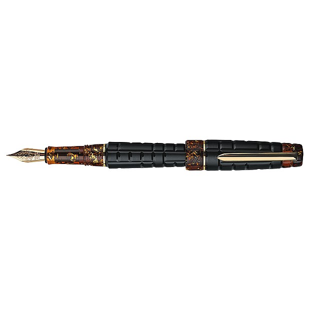 Benu Tessera Black Amber GT Fountain pen