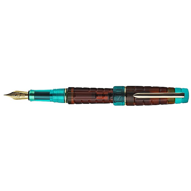 Benu Tessera Ribbon Turquoise GT Pluma Estilográfica