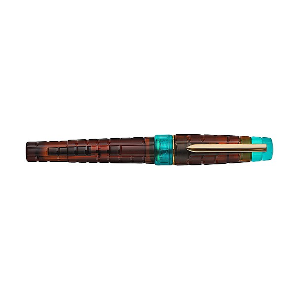 Benu Tessera Ribbon Turquoise GT Pluma Estilográfica