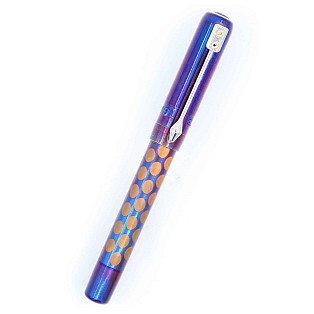 Black Forest Pen ArtisanLine Metalicum Blued Stainless Steel Fountain pen