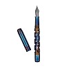 Black Forest Pen Premium Crucius Blued Stainless Steel Vulpen