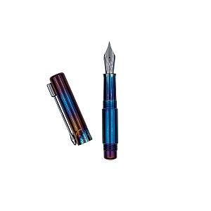 Black Forest Pen Premium Classic Minimo Blued Stainless Steel Vulpen