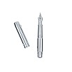 Black Forest Pen Premium Classic Minimo Stainless Steel Vulpen