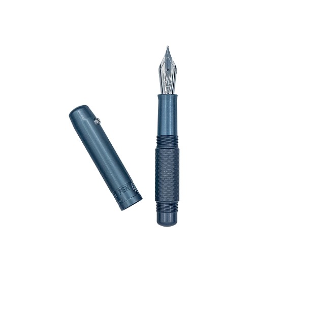Black Forest Pen Premium MultiMill Minimo Aluminum Titanium Grey Füllfederhalter